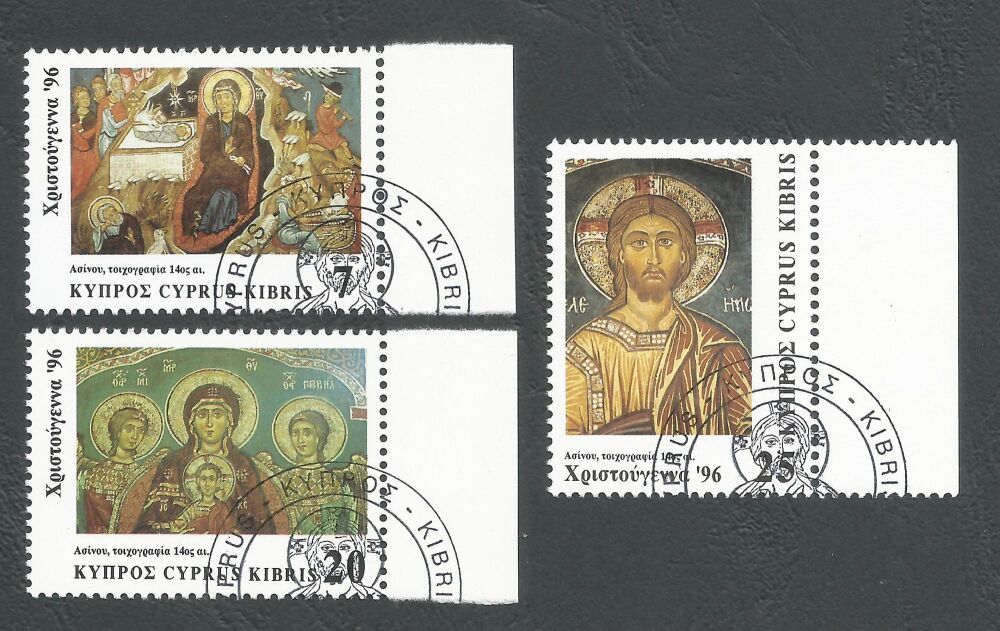 Cyprus Stamps SG 918-20 1996 Christmas - CTO USED (n558)