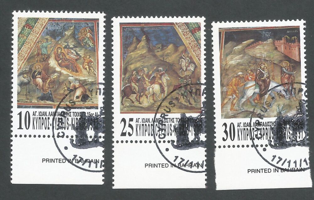 Cyprus Stamps SG 931-33 1997 Christmas - CTO USED (n563)
