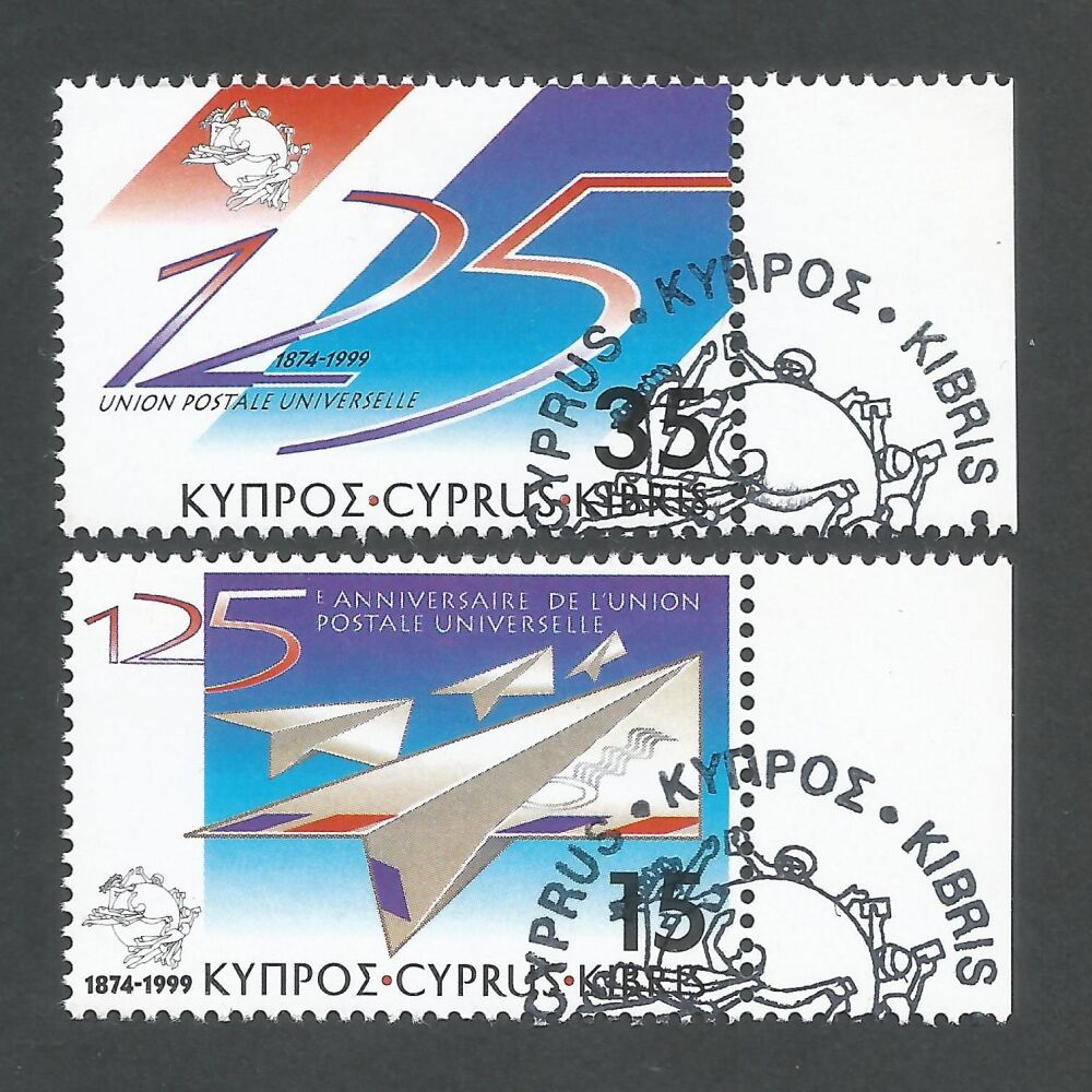 Cyprus Stamps SG 976-77 1999 UPU - CTO USED (n572)
