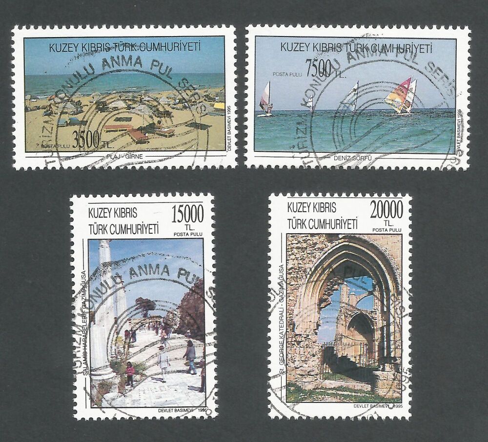 North Cyprus Stamps SG 404-07 1995 Tourism (n607)