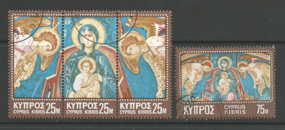 Cyprus Stamps SG 354-57 1970 Christmas - USED (n849)