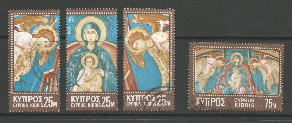 Cyprus Stamps SG 354-57 1970 Christmas - USED (n868)