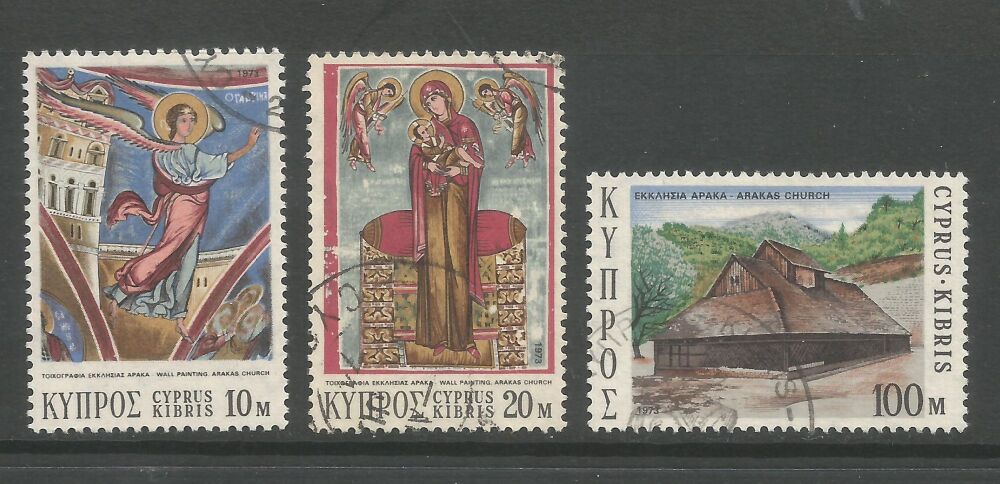 Cyprus Stamps SG 416-18 1973 Christmas - USED (n891)