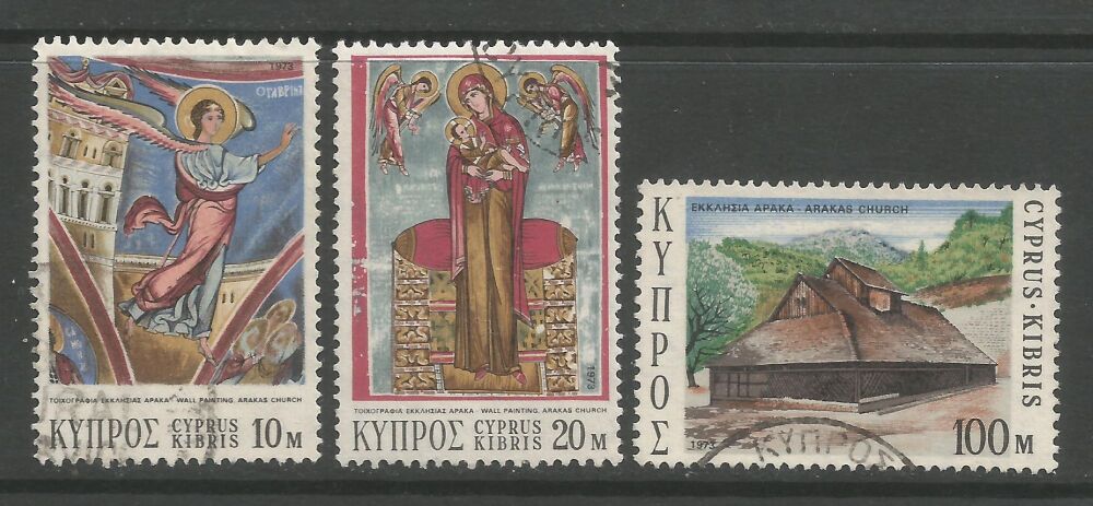 Cyprus Stamps SG 416-18 1973 Christmas - USED (n892)