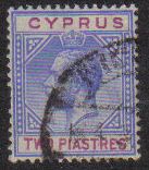 Cyprus Stamps SG 078 1913 Two Piastres - USED (e458)