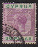 Cyprus Stamps SG 087 1921 30 Paras - USED (e474)