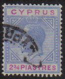 Cyprus Stamps SG 094 1922 Two 3/4 Piastres - USED (g204)