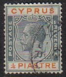 Cyprus Stamps SG 103 1924 1/4 Piastre - USED (e489)