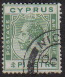 Cyprus Stamps SG 105 1924 3/4 Piastre - Used (e502)