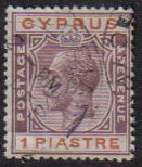 Cyprus Stamps SG 106 1924 One Piastre - USED (e507)