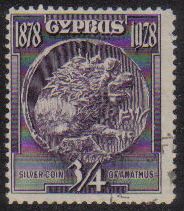 Cyprus Stamps SG 123 1928 3/4 Piastre - USED (e610)