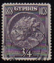 Cyprus Stamps SG 123 1928 3/4 Piastre - USED (c920)