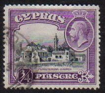 Cyprus Stamps SG 135 1934 3/4 Piastre - USED (e640)