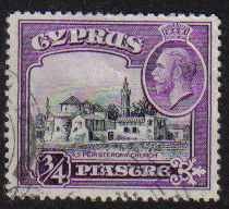 Cyprus Stamps SG 135 1934 3/4 Piastre - USED (e639)