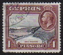 Cyprus Stamps SG 136 1934 1 Piastre - USED (e635)