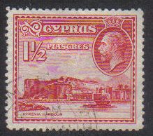 Cyprus Stamps SG 137 1934 1 1/2 Piastres - USED (e606)