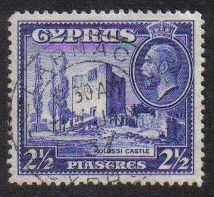 Cyprus Stamps SG 138 1934 2 1/2 Piastres - USED (e603)