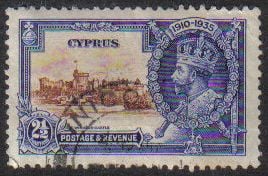 Cyprus Stamps SG 146 1935 2 1/2 Piastres - USED (e592)