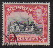 Cyprus Stamps SG 155b 1942 KGVI  2 Piastres - USED (g182)