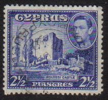 Cyprus Stamps SG 156 1938 KGVI  2 1/2 Piastres - USED (g175)