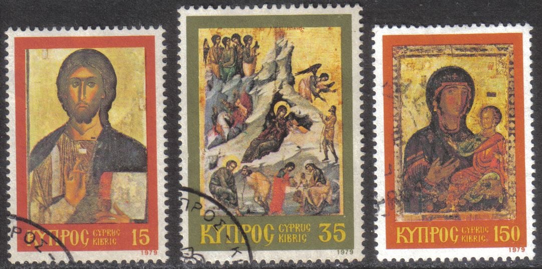 Cyprus Stamps SG 533-35 1979 Christmas - USED (h429)