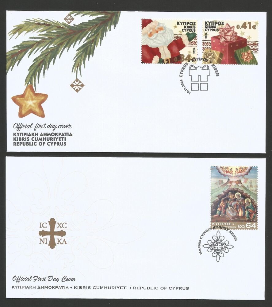 Cyprus Stamps SG 2024 (j) Christmas - Official FDC