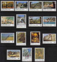 Cyprus Stamps SG 648-62 1985 6th Definitives Scenes - Specimen MINT (d726)