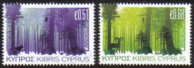 Cyprus Stamps SG 1246-47 2011 Europa Forests - MINT