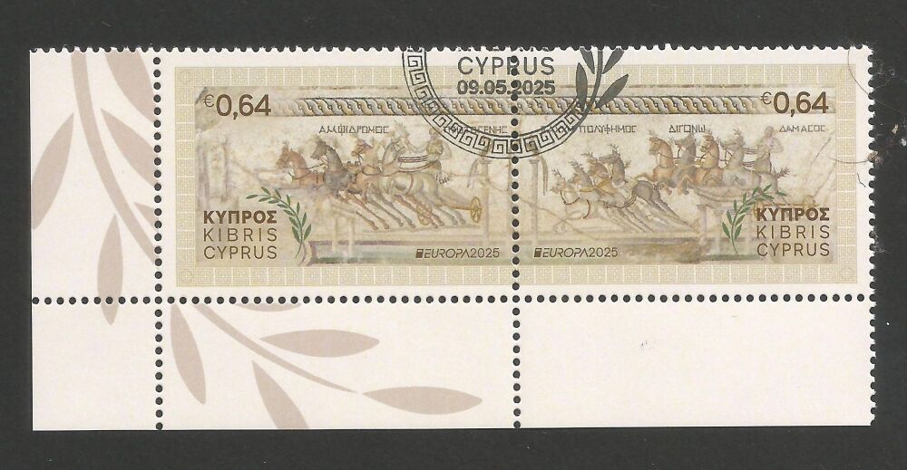 Cyprus Stamps SG 2025 (b) 75 Years Europa National Archaeological Discoveries - CTO USED (R053)