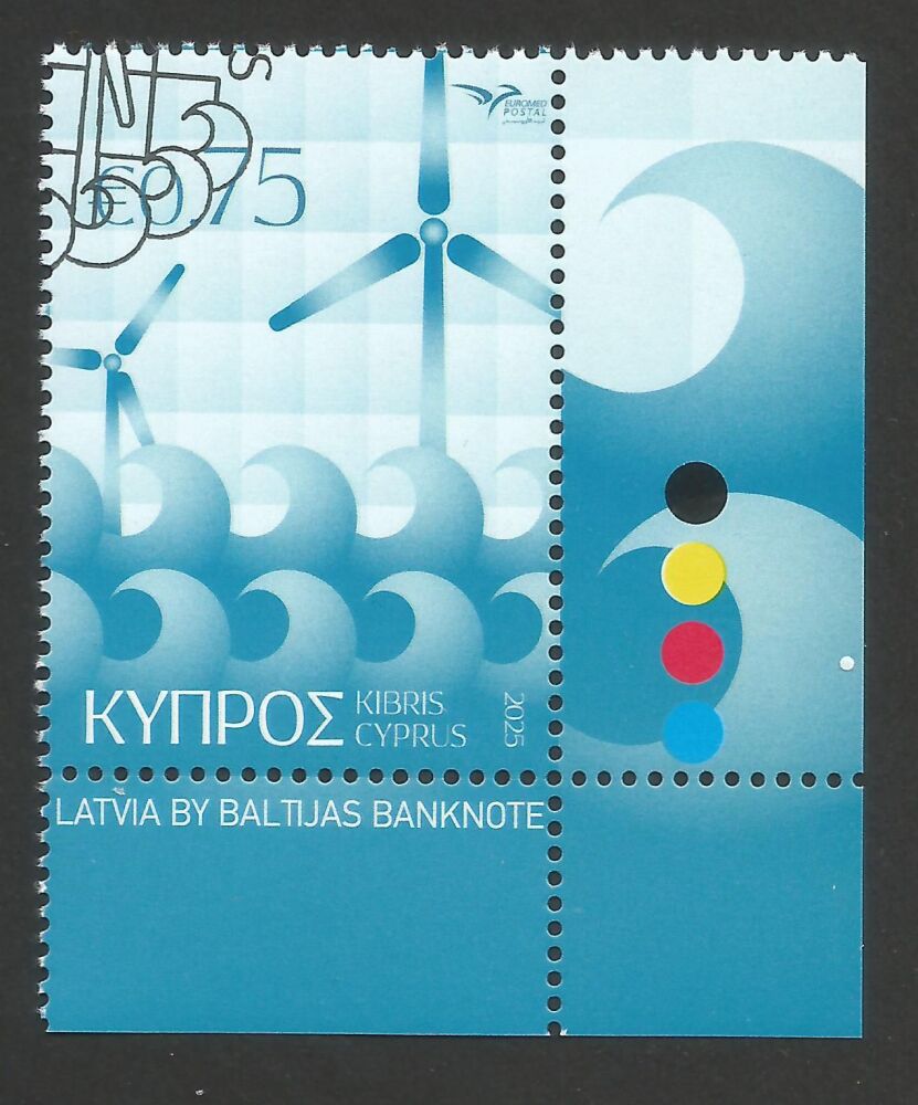 Cyprus Stamps SG 2025 (e) Euromed Mediterranean Resources - CTO USED (n996)