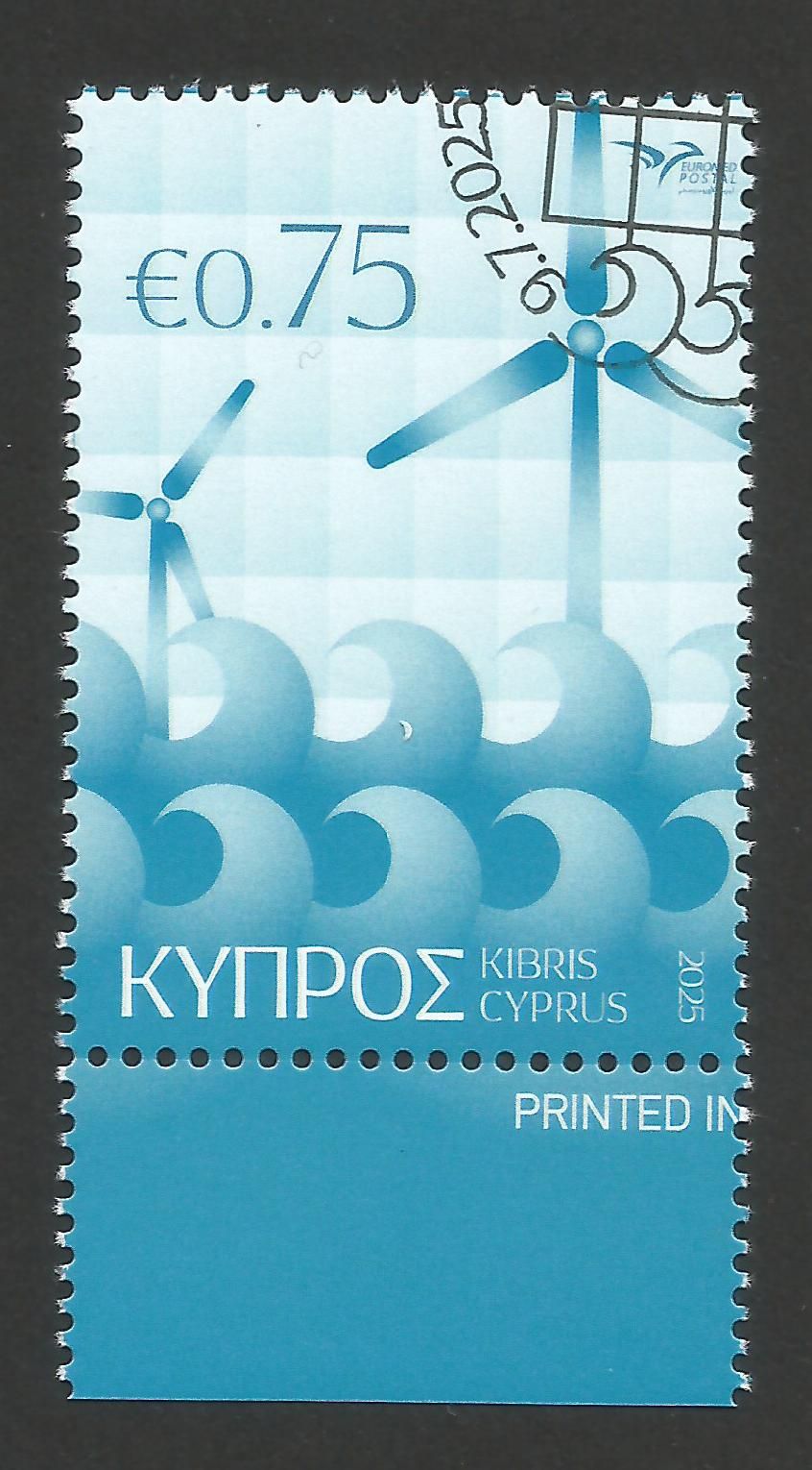 Cyprus Stamps SG 2025 (e) Euromed Mediterranean Resources - CTO USED (n995)
