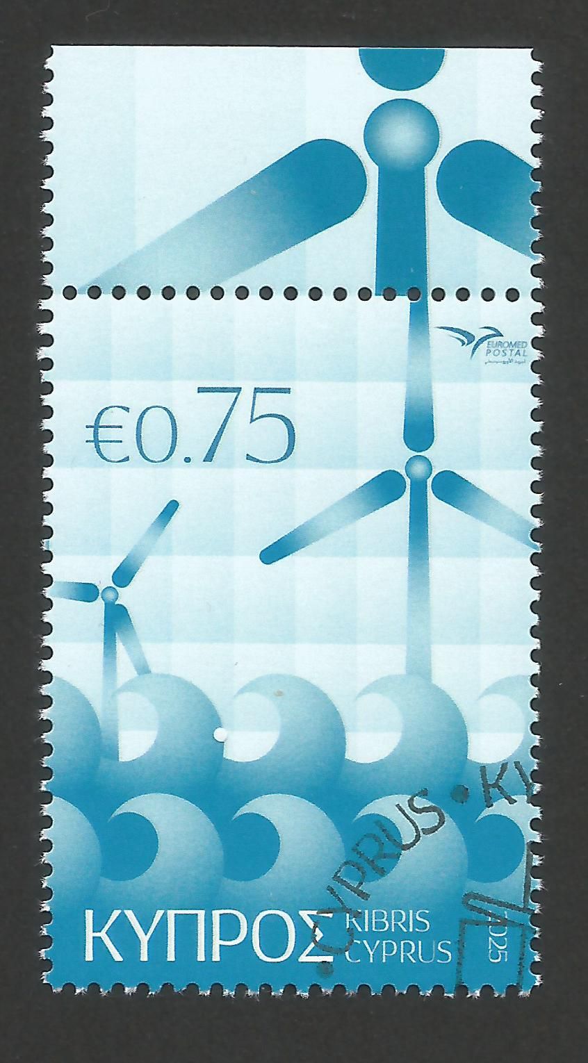 Cyprus Stamps SG 2025 (e) Euromed Mediterranean Resources - CTO USED (n994)