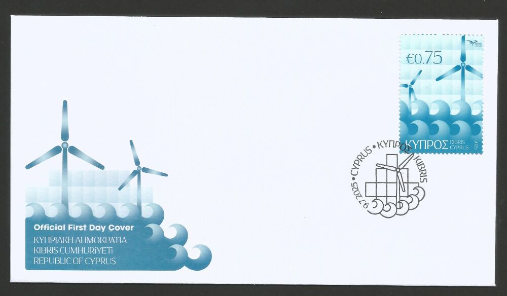 Cyprus Stamps SG 2025 (e) Euromed Mediterranean Resources - Official FDC