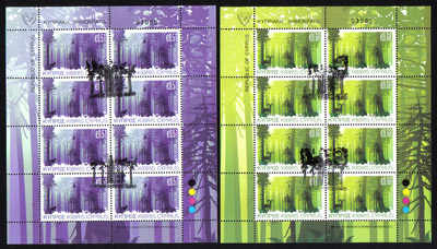 Cyprus Stamps SG 1246-47 2011 Europa Forests Full Sheets - USED (e151)