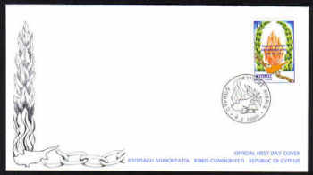 Cyprus Stamps SG 0998 2000 Independence Struggle Memorial - Official FDC 
