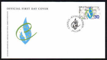 Cyprus Stamps SG 1004 2000 Human rights - Official FDC