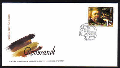 Cyprus Stamps SG 1107 2006 Rembrandt - Official FDC