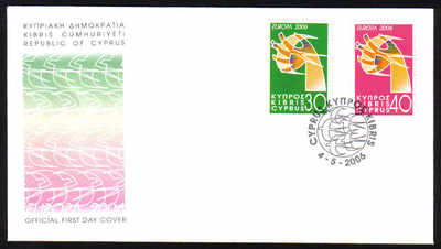 Cyprus Stamps SG 1110-11 2006 Europa Integration - Official FDC 
