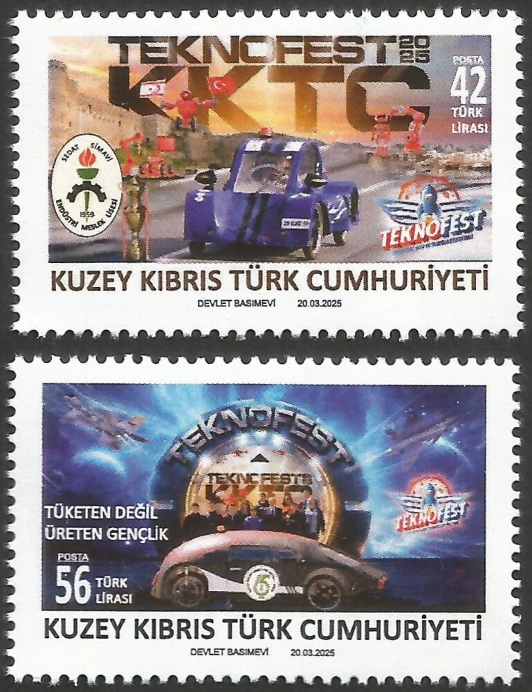 North Cyprus Stamps 2025 (a) MINT