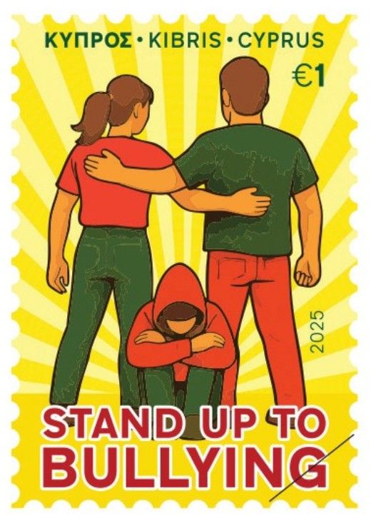 Cyprus Stamps 2025 - Stand up to Bullying - sample image