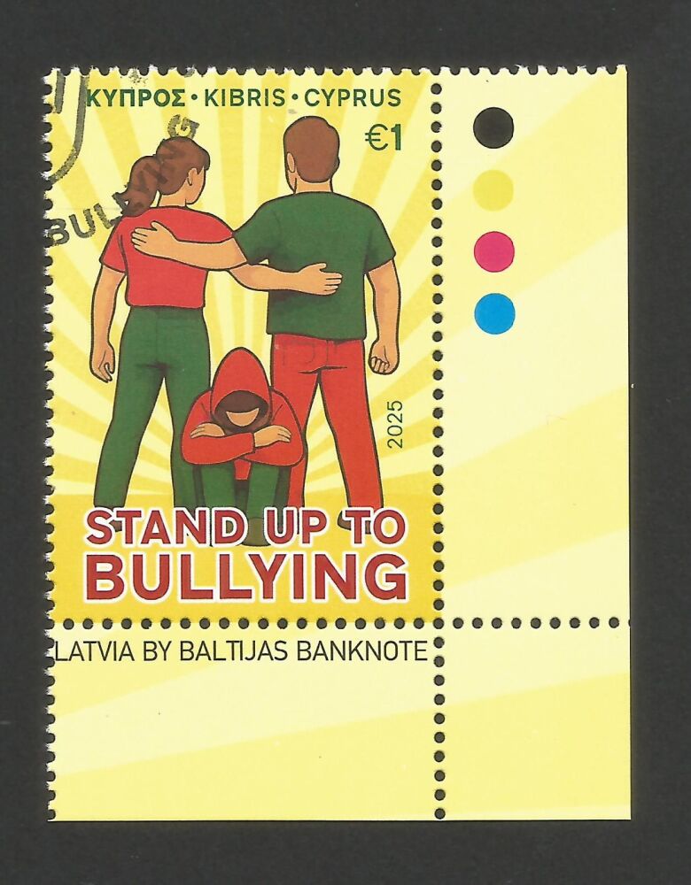 Cyprus Stamps SG 2025 (f) Stand up to Bullying - CTO USED (R143)