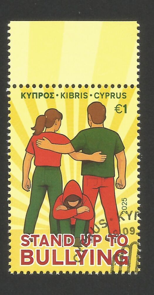 Cyprus Stamps SG 2025 (f) Stand up to Bullying - CTO USED (R141)