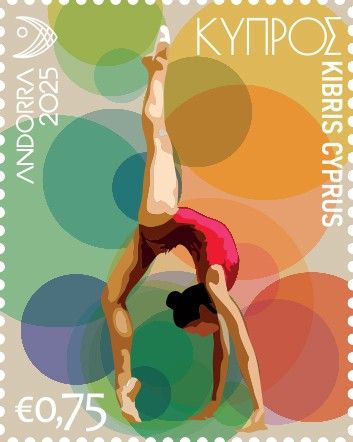Cyprus Stamps 2025 (h) Games of the Small States of Europe (GSSE) - 75c