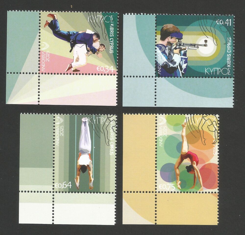 Cyprus Stamps SG 2025 (h) Games of the Small states of Europe (GSSE) - CTO USED (R153)