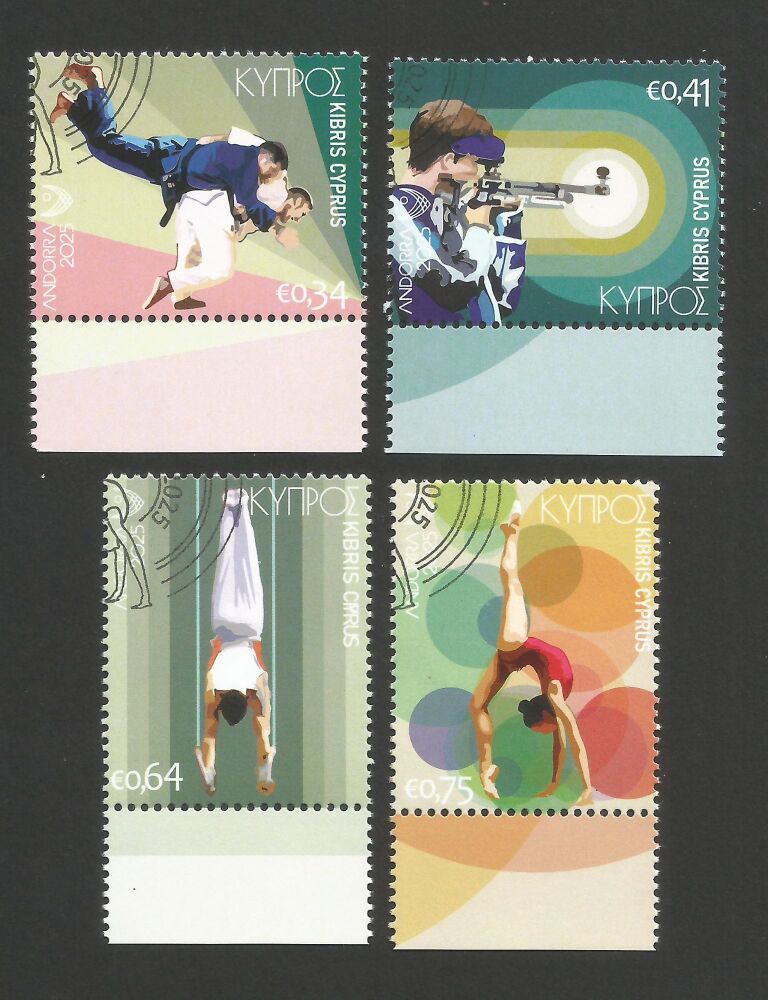 Cyprus Stamps SG 2025 (h) Games of the Small states of Europe (GSSE) - CTO USED (R152)