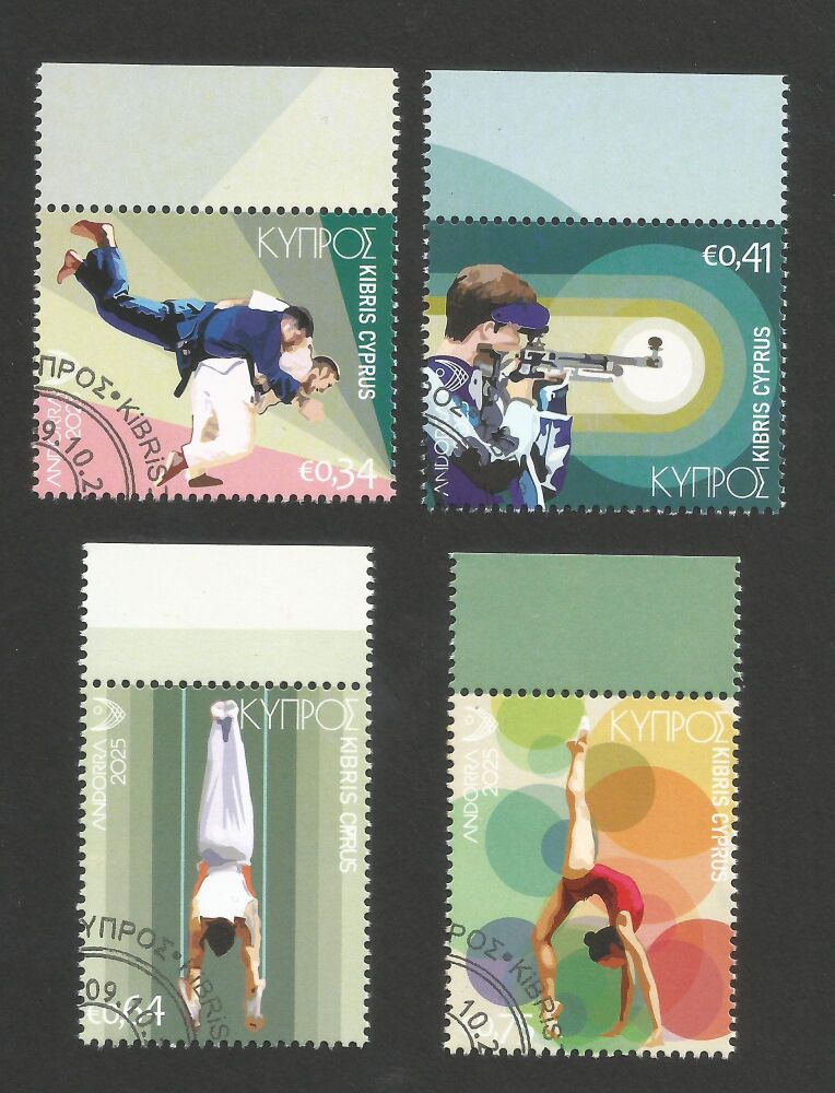 Cyprus Stamps SG 2025 (h) Games of the Small states of Europe (GSSE) - CTO USED (R148)