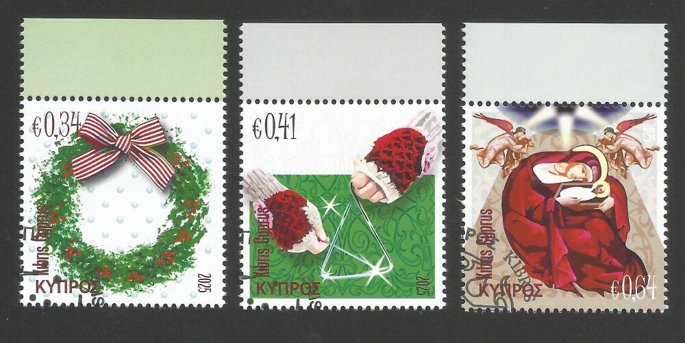 Cyprus Stamps SG 2025 (i) Christmas - CTO USED (R162)