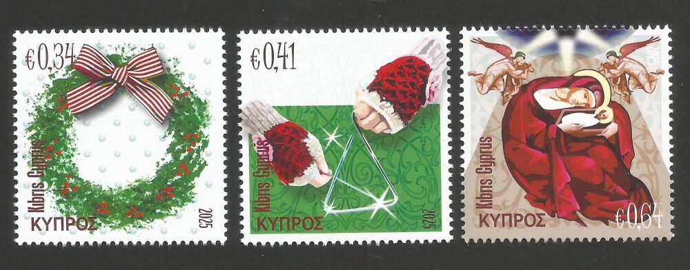 Cyprus Stamps SG 2025 (i) Christmas - MINT