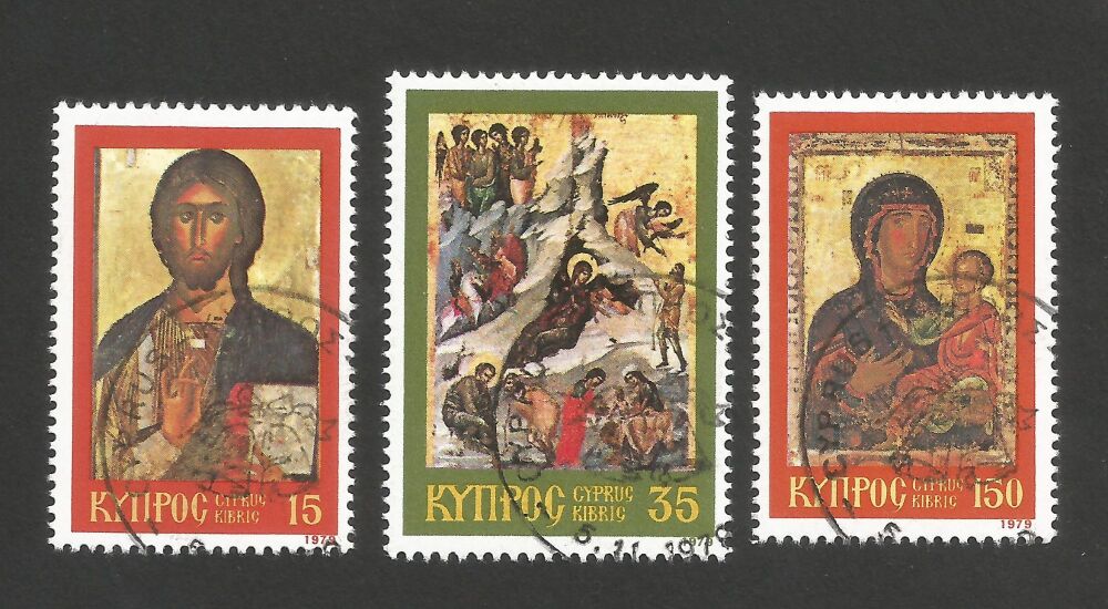 Cyprus Stamps SG 533-35 1979 Christmas - USED (r205)