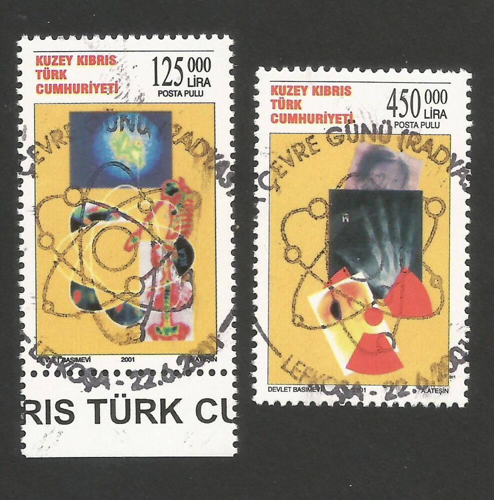 North Cyprus Stamps SG 0532 2001 Radiation - CTO USED (r270)